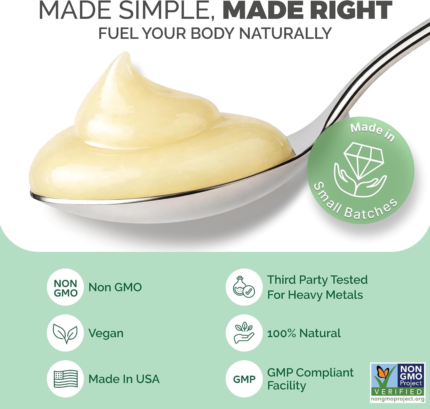 Gel de Musgo Marino Irlandés Salvaje - EverSmith Organics - Sin Sabor (1 Frasco)