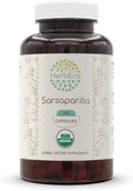 Sarsaparilla Orgánica USDA 120 Cápsulas - Suplemento Herbal Natural - Raíz de Zarzaparrilla (Hemidesmus indicus) Seca