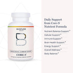 BioPure Core-S Suplemento Mineral – Vitaminas, Minerales, Aminoácidos y Hierbas – 120 Cápsulas