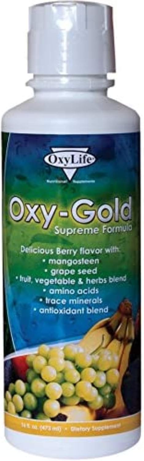 Oxygold Suplemento Líquido de Vitaminas y Minerales, 16 oz