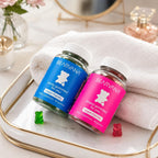 BEARVANA Gominolas Multivitamínicas para Mujeres - Pack Combinado con Extractos Herbales y Vitaminas Esenciales - Sabor Bayas (2 Pack, 120 Gominolas)