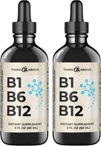 Think Above Vitaminas B1 B6 B12 Gotas Líquidas - 60 Días - Sabor Afrutado