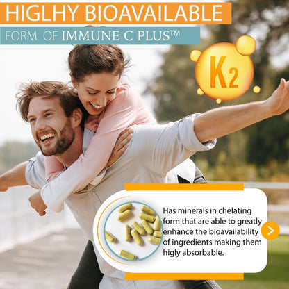 Immune C Plus 14 en 1 – Quercetina 1000mg, – Quercetina (1000 mg): Flavonoide con propiedades antioxidantes que – Image 8