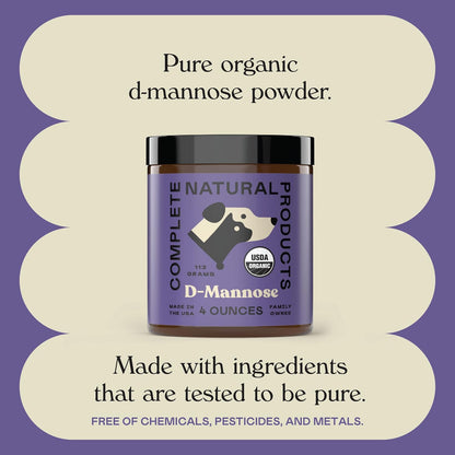 CNP Organic D'Mannose Powder for Pets 4oz - Polvo de D-Mannosa Orgánica para Perros y Gatos – Image 8