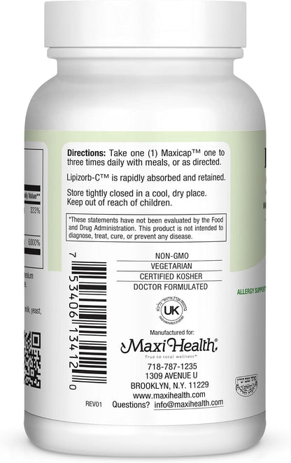 Maxi Health Pantomax Supreme – 120 Cápsulas con Vitamina C Lipizorb-C y Ácido Pantoténico – Image 3