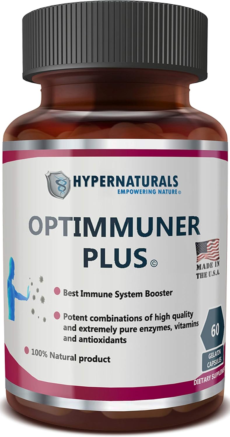 OPTIMMUNER Plus - Complemento alimenticio natural, 60 cápsulas