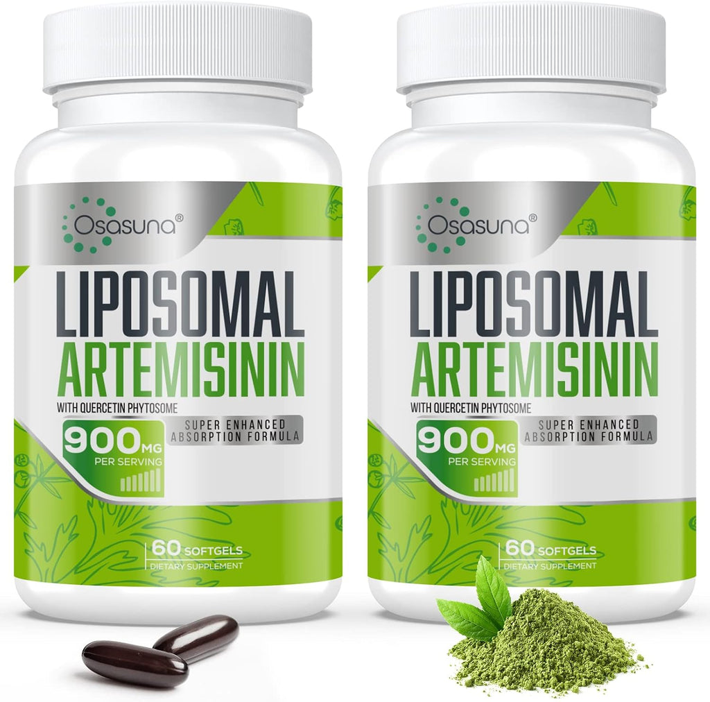 Artemisina Liposomal 900 mg con Quercetina Fitosoma 200 mg, 60 Cápsulas Blandas - Suministro para 2 Meses