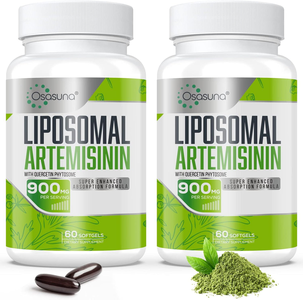 Osasuna 600 mg Liposomal Artemisinin con – Tecnología liposomal: La artemisina se encapsula en liposomas, lo que – Image 1