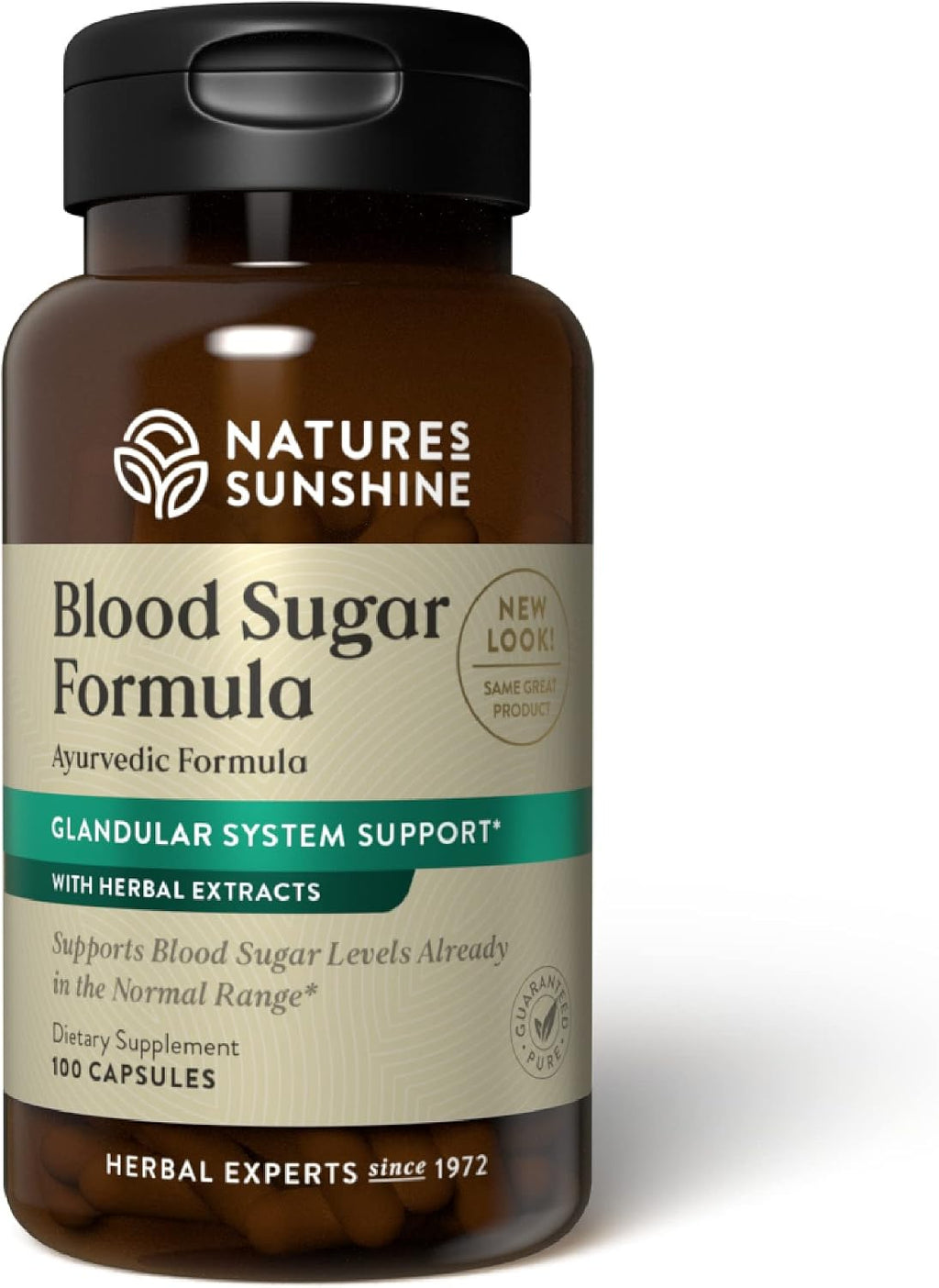 Nature's Sunshine Fórmula de Azúcar en Sangre - 100 Cápsulas