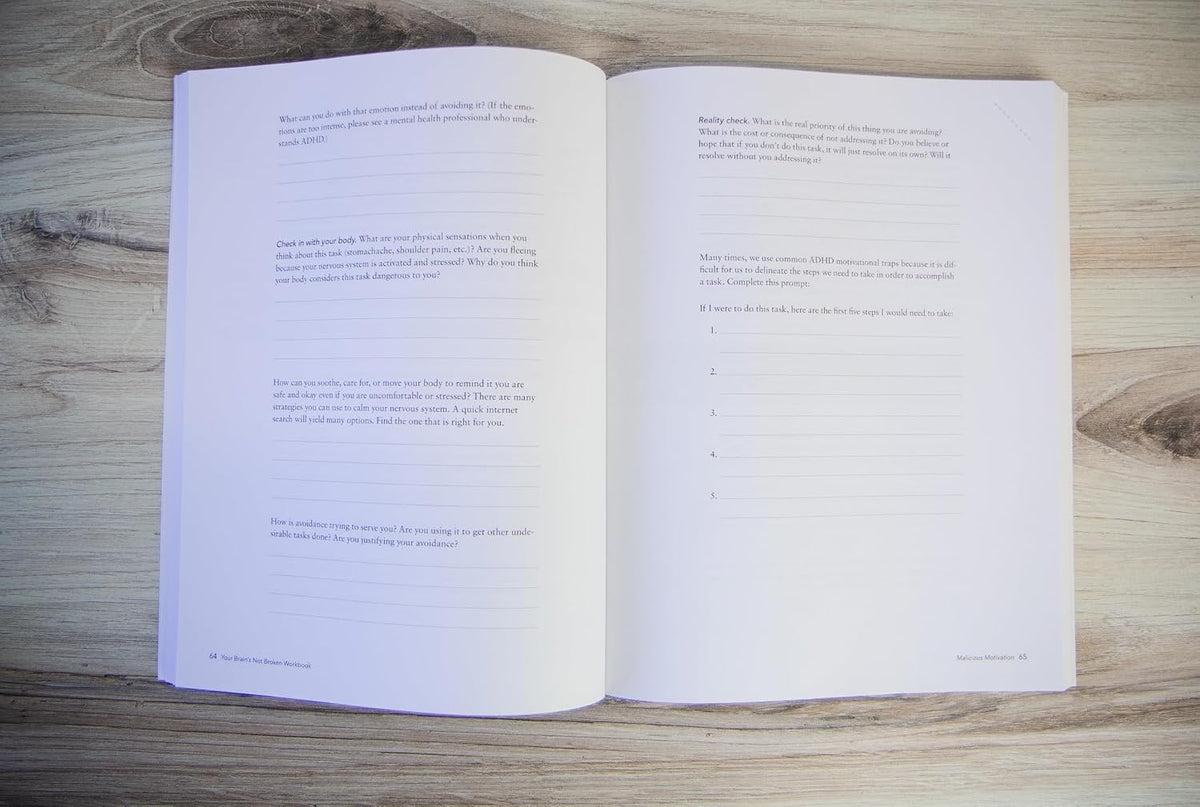 Your Brain's Not Broken Workbook: Strategies – Mejorar la comunicación en relaciones personales y profesionales. – Image 4