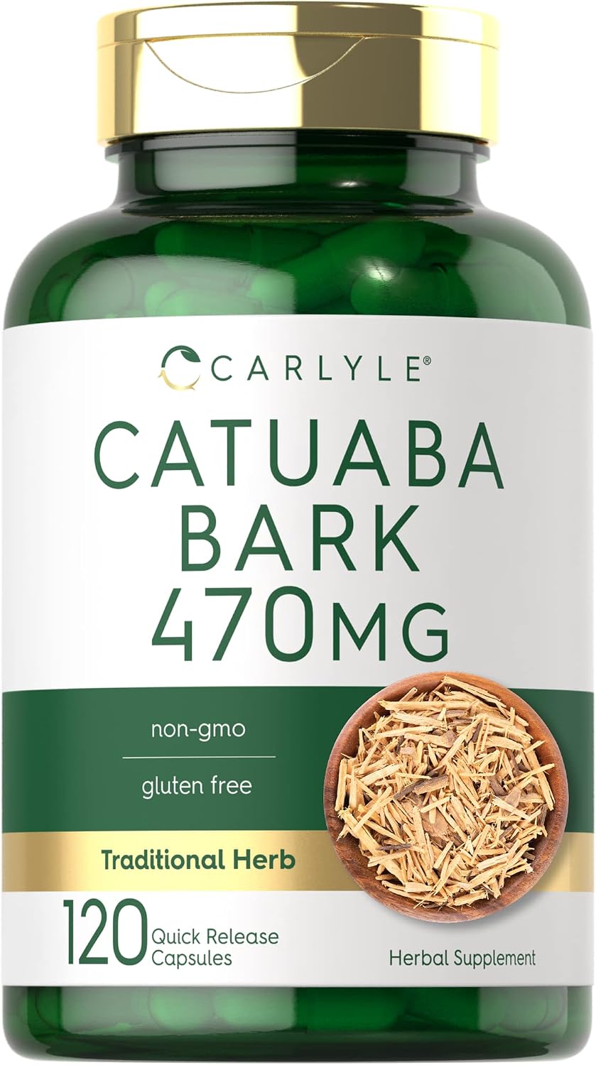 Carlyle Cáscara de Catuaba 470 mg, 120 Cápsulas