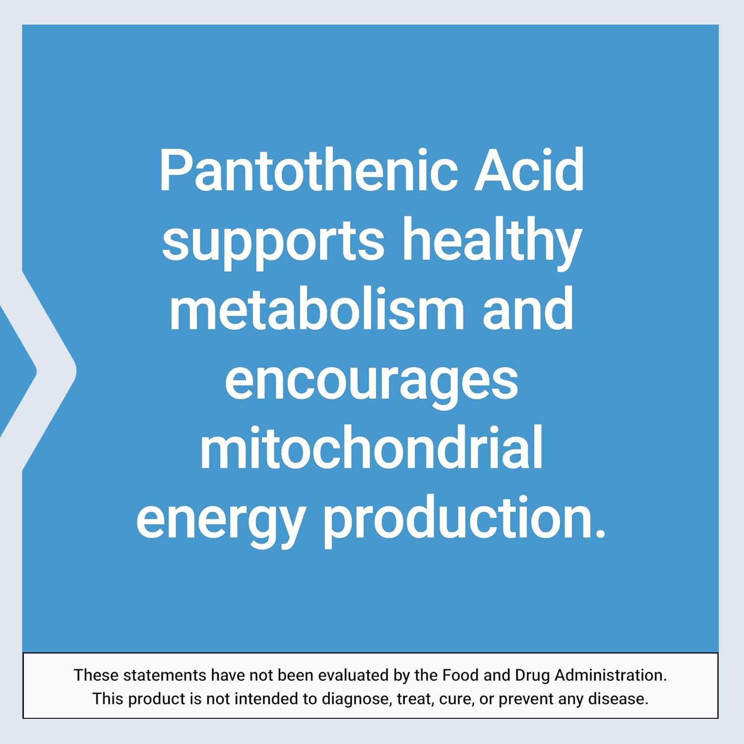 Life Extension Ácido Pantoténico, 500 mg, Vitamina B5, con Calcio, 100 Cápsulas