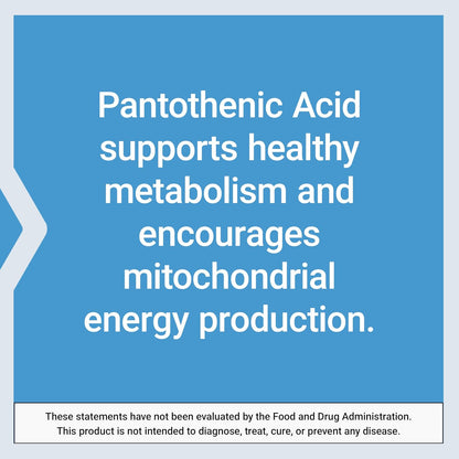 Life Extension Ácido Pantoténico, 500 mg, – La reducción del cansancio y la fatiga. – Image 6