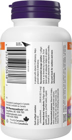 Webber Naturals Vitamina D3 2500 IU Extra Strength, 180 Cápsulas Blandas