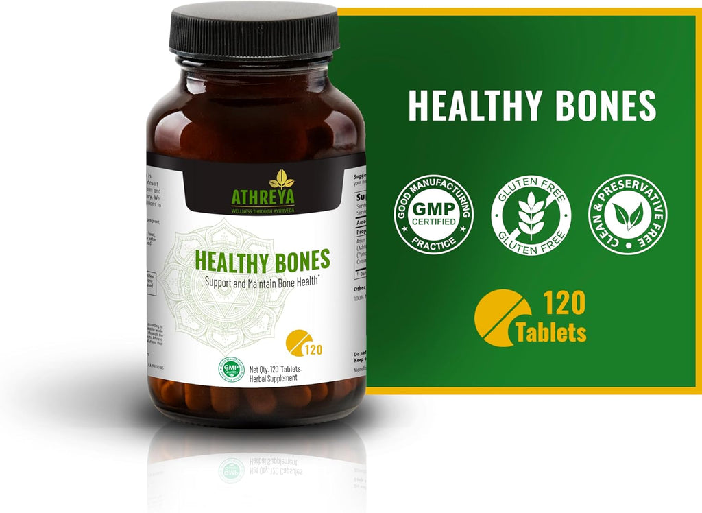 Athreya Herbs Healthy Bones Tablets - 120 Comprimidos