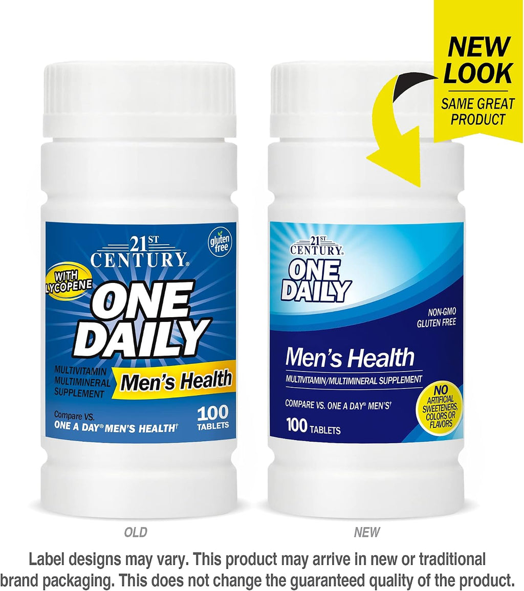 21st Century One Daily Hombres Tabletas para la Salud, 100 Comprimidos