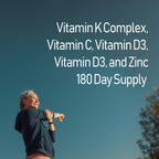 NANOWELL V3 IMMUNO Shield - Apoyo Inmunitario con Vitaminas C, D3, K y Zinc (360 Cápsulas Blandas)