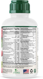 Multivitamínico Líquido Sin Azúcar - Para Mujeres, Hombres y Niños - Vitaminas A, C, D, B12, Biotina y Zinc - Apoya el Crecimiento del Cabello y la Piel - Vegano, No-GMO, Sabor a Bayas, 444 ml