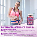 Veyttisy Multivitamínico Metilado Gummy para Mujer - Gominolas Multivitamínicas con Vitaminas A, C, D, E, Folato Metilado, Biotina, Complejo B, Hierro, CoQ10, Inositol - 120 uds