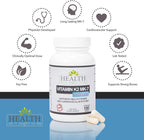 Vitamina K2 MK-7 150 mcg - Health As It Ought To Be - 100 Cápsulas