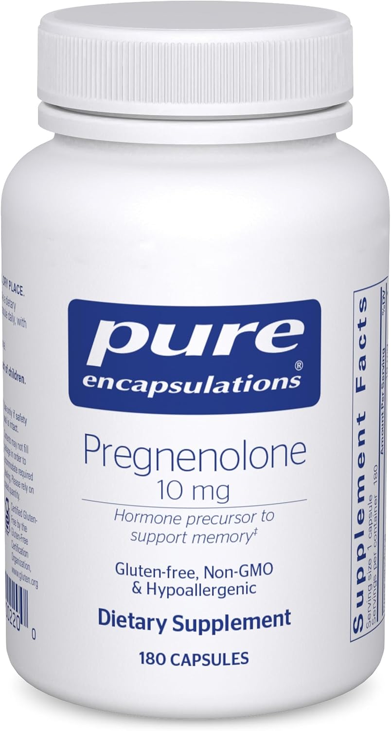 Pure Encapsulations Pregnenolona 10 mg - 60 Cápsulas