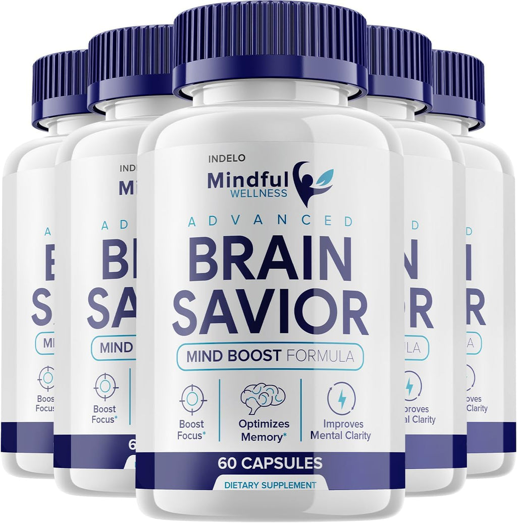 Mindful Wellness Advanced Brain Savior (5 Pack, 300 Cápsulas)