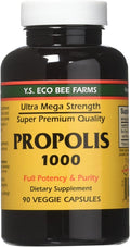 YS Eco Bee Farms Propolis 1000 - 270 Capsules (3 x 90 Count)