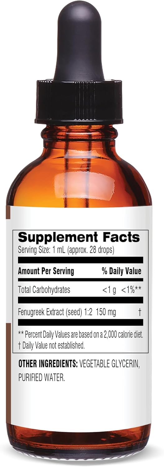 Botanic Choice Extracto Líquido de Semilla de Fenogreco, 1 onza líquida (30 ml)