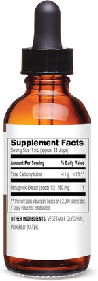 Botanic Choice Extracto Líquido de Semilla de Fenogreco, 1 onza líquida (30 ml)