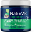 NaturVet Advanced Probiotics & Enzymes - Probióticos y Enzimas para Perros y Gatos (227 g)