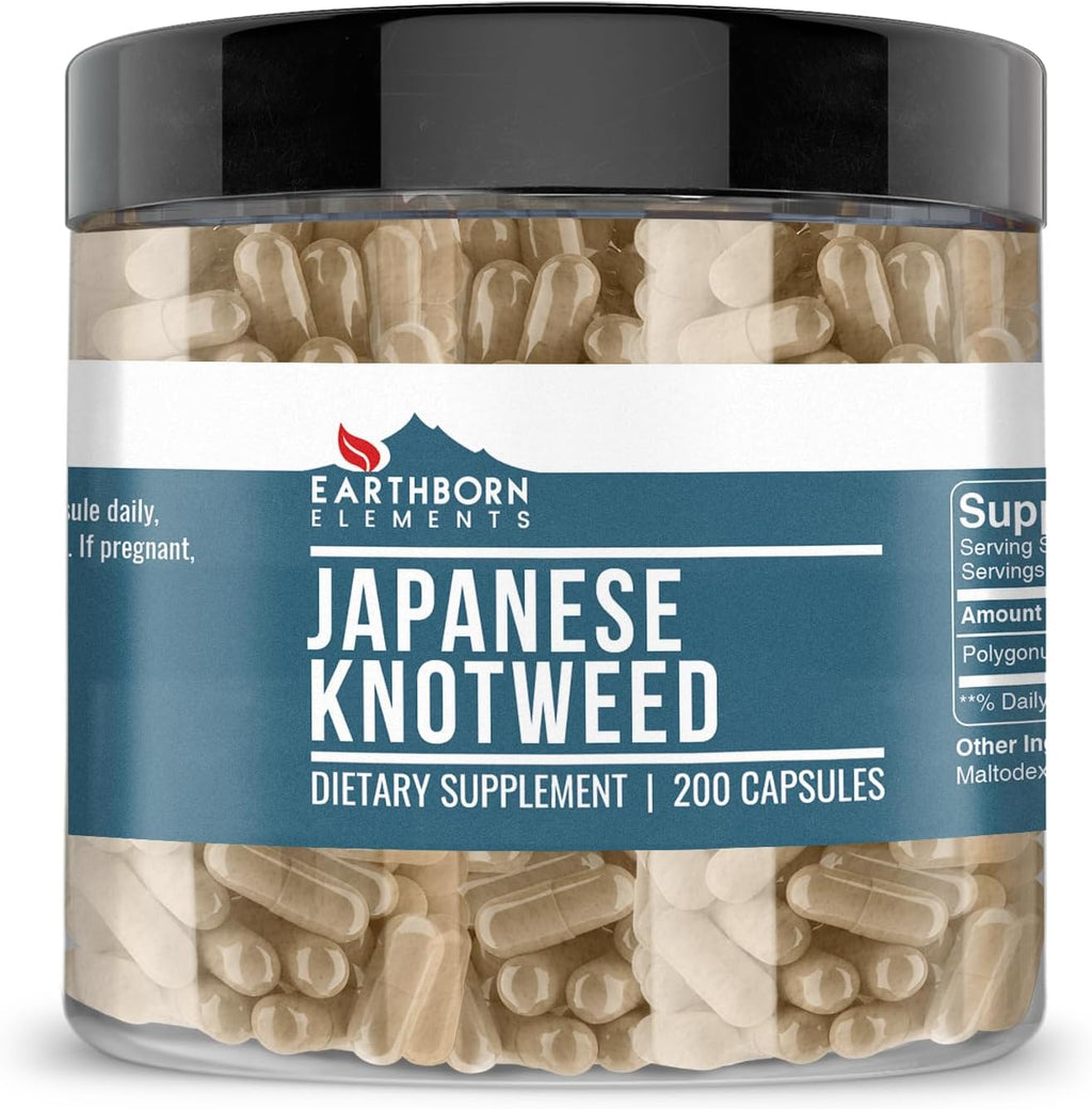 Earthborn Elements Japanese Knotweed Extract 200 Cápsulas