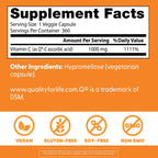 Doctor's Best Vitamina C 1000 mg – 360 Cápsulas Veganas