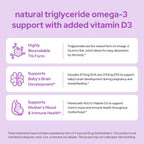 Premom Vitaminas Prenatales con DHA - Complejo Multivitamínico y Omega-3 (Cápsulas + Softgels)