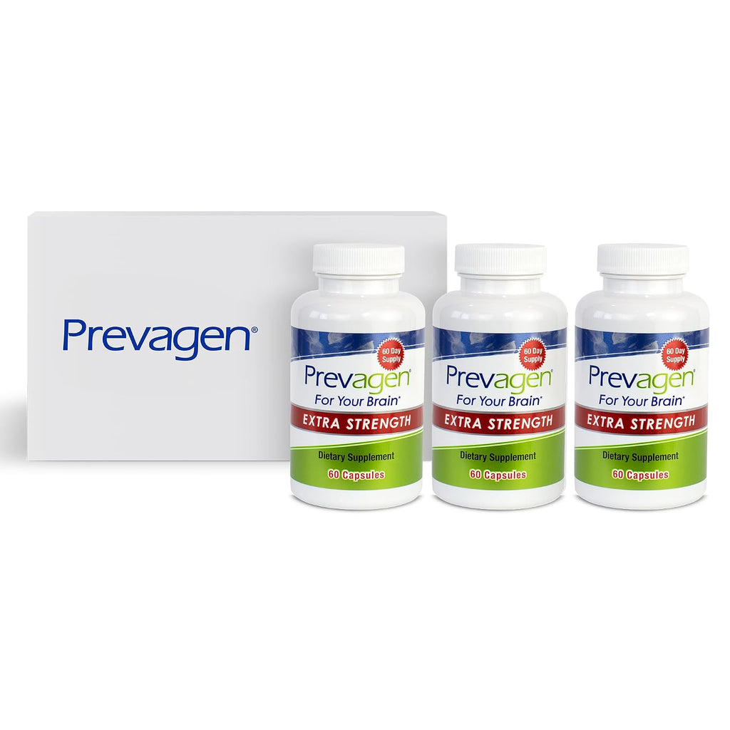 Prevagen Extra Strength - 180 Cápsulas (Suministro para 6 Meses) | Formulado para tu Cerebro | 20 mg de Apoaequorin más Vitamina D3