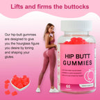 Laicuherb BBL Gummies para Mujeres Curvas - Sabor a Bayas, Gomitas con Vitaminas A, C, E y B6, 60 unidades, Forma de Oso, Mezcla Herbal