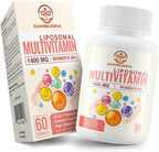 Sambugra Multivitamínico Liposomal para Mujeres 50+ - 32 Ingredientes con CoQ10, Vitaminas C, B, D, E - Sin Hierro (60 Cápsulas)