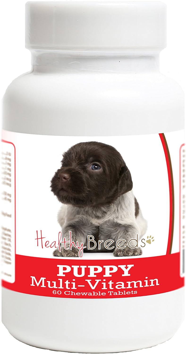 Healthy Breeds Multivitamínico para Cachorros de Perro Wirehaired Pointing Griffon 60 Comprimidos