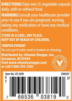 The Vitamin Shoppe Ultimate 10+ Probióticos 20 mil millones UFC - 10 Cepas Probióticas para Salud Digestiva e Inmunológica (60 Cápsulas Vegetales)
