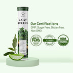 WELLBEING NUTRITION Daily Greens | Sabor Natural a Limón y Lima | 15 Comprimidos (63g)