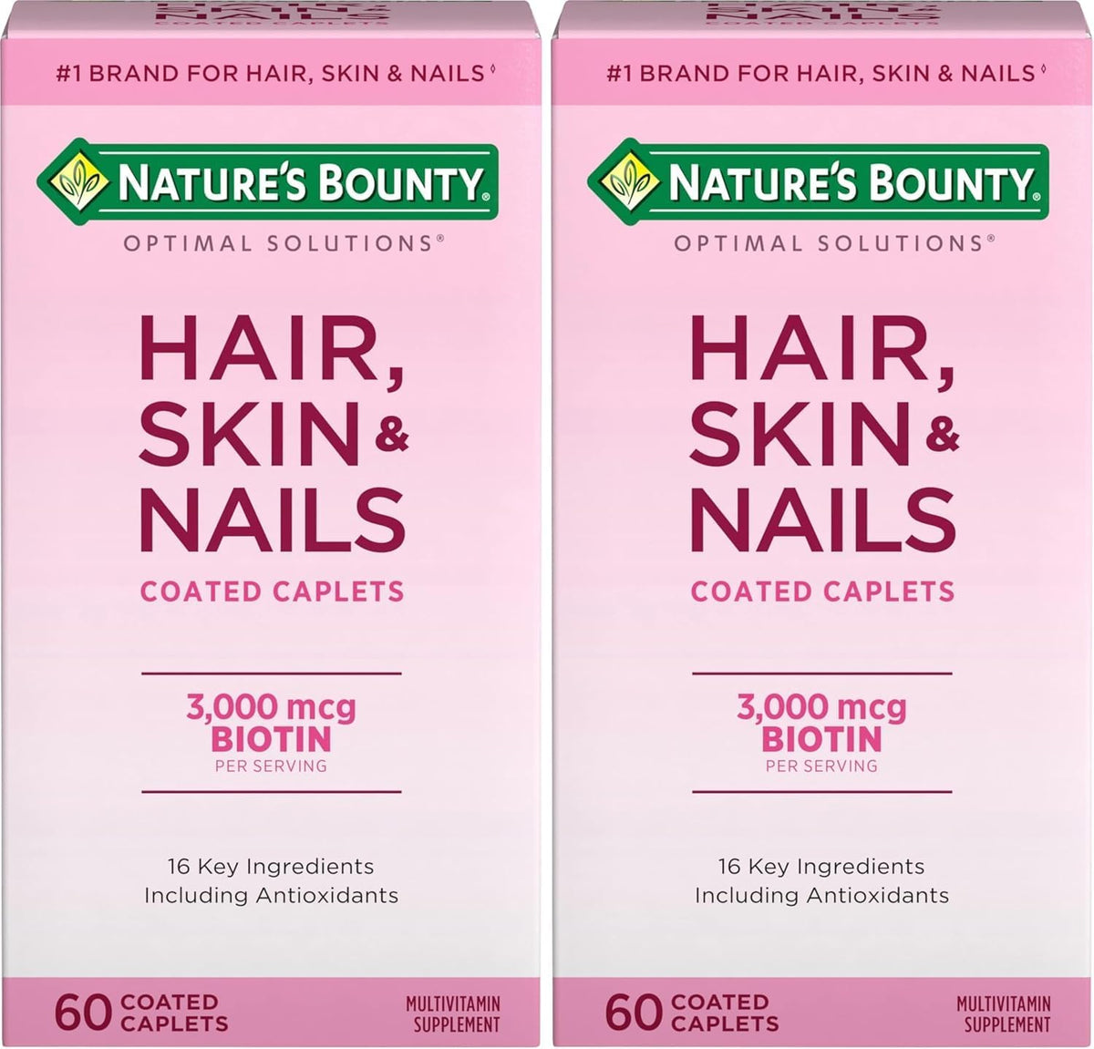 Nature's Bounty Fórmula Cabello, Piel y – La biotina contribuye al mantenimiento del cabello y la piel en – Image 1
