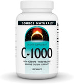Source Naturals C-1000, con Escaramujo 1000 mg - 100 Comprimidos de Liberación Prolongada