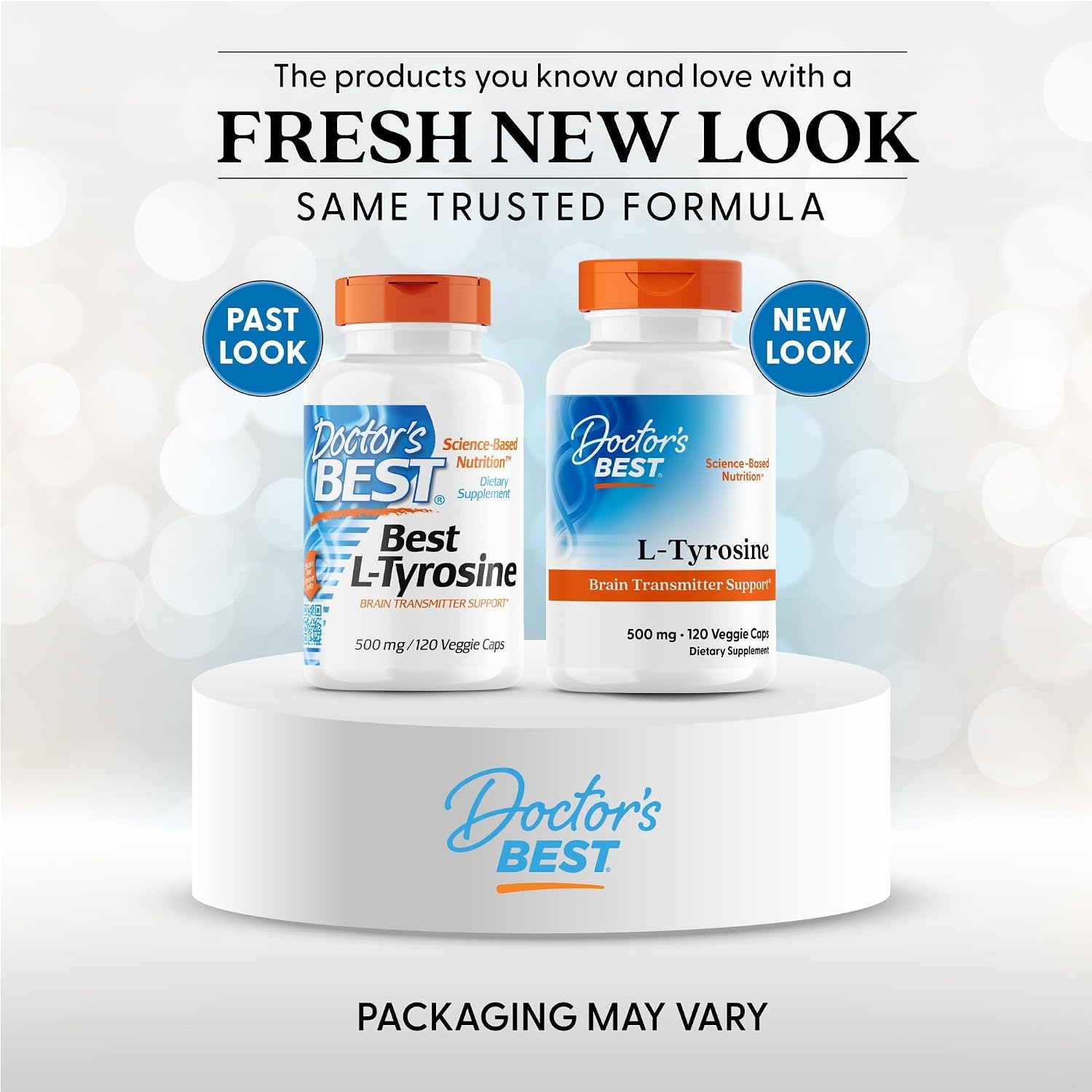 Doctor's Best L-Tirosina 500 mg - 120 Cápsulas Veganas