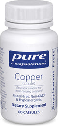 Pure Encapsulations Copper (Citrate) - 60 Capsules
