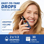 Liquid Biotin & Collagen Drops - 20000 µg de Biotina con Colágeno Líquido - 59 ml