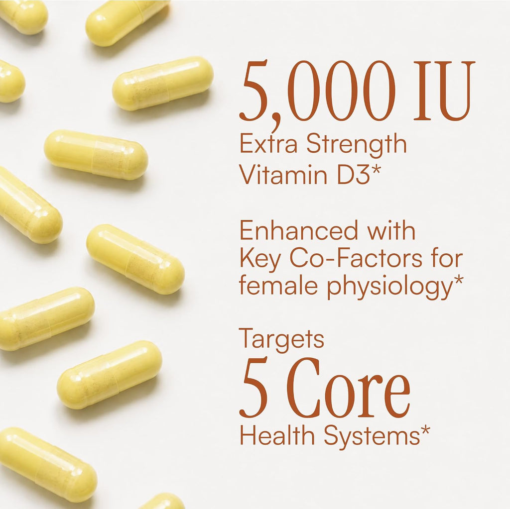 Advanced Vitamin D Women's Formula con Luteína y Biotina, 60 Cápsulas Vegetales