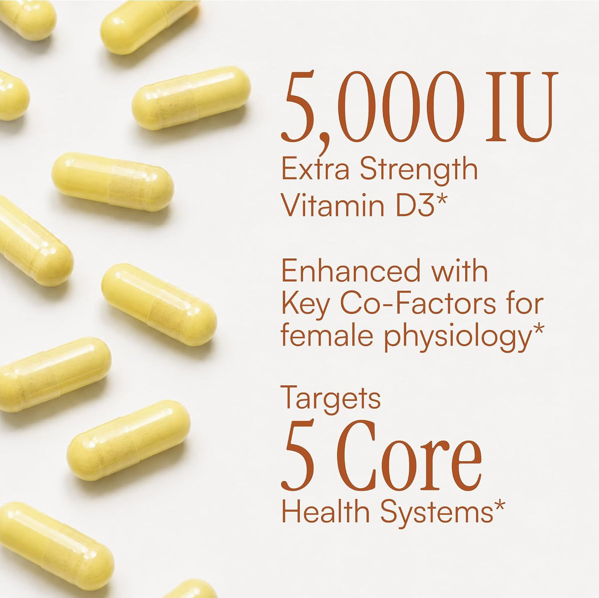 Advanced Vitamin D Women's Formula con Luteína y Biotina, 60 Cápsulas Vegetales – Image 5