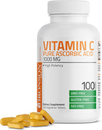 Bronson Vitamina C 1000 mg – Ácido Ascórbico Premium No GMO (250 Comprimidos)