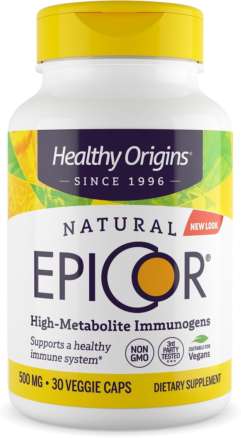 Healthy Origins EpiCor 500 mg - 30 Cápsulas Veganas