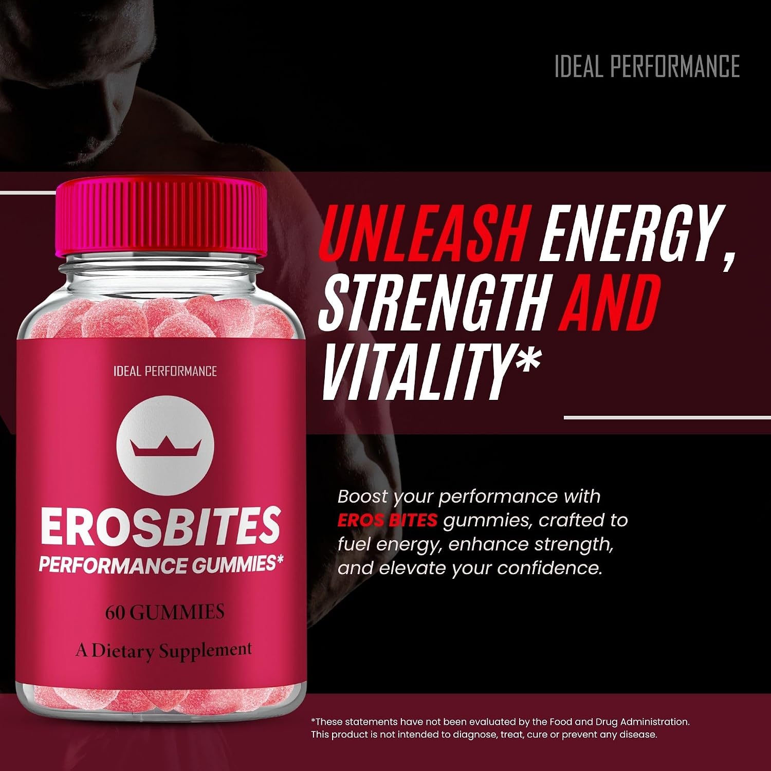 Eros Bites Gummies para Hombres - Apoyo Natural de Salud y Bienestar