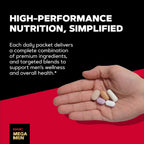 GNC Men's 30+ Vitapak Program - 5 en 1 Multivitamínico y Minerales, 30 Sobres